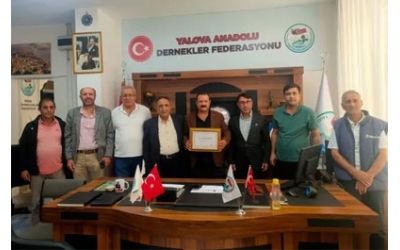 DERNEK BAŞKANLARINA TEŞEKKÜR BELGESİ